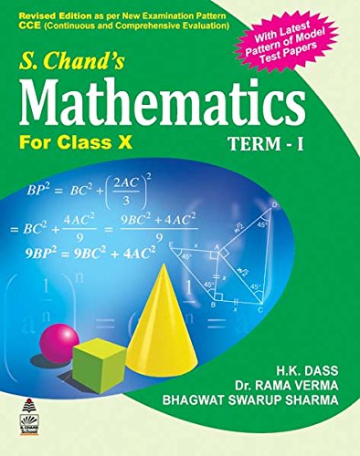 S.Chand’S Mathematics For Class X Term -I (English Edition)