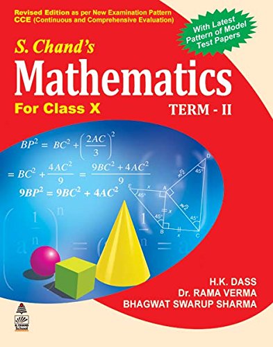 S.Chand’S Mathematics For Class X Term -II (English Edition)