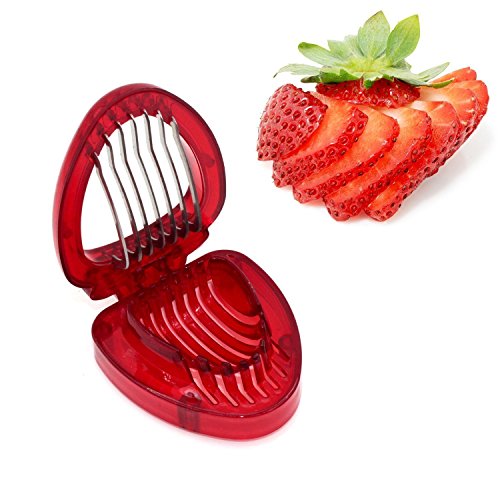 ZRAMO Accessories Simply Slice Strawberry Section Slicer Kitchen Cutter Gadgets Kitchen Tool Mini Slicer Cut Joie MSC Stainless Steel Blade Craft Fruit Tools Factory kiss