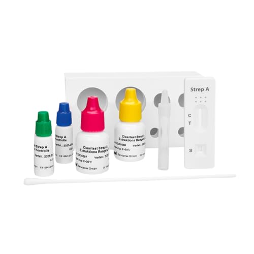 CLEARTEST 01242573 Strep A Teststreifen (10-er Pack)