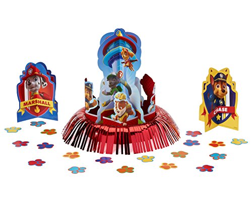 American Greetings Paw Patrol Party Supplies Table Decorations Kit, 23-Count