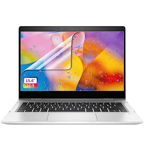 F FORITO 2-PACK 15.6 Inch Laptop Crystal Clear Screen Protector, Notebook Computer Screen Guard Protector Compatible with HP/DELL/Asus/Acer/Samsung/Lenovo/Toshiba with 16:9 Aspect Ratio Laptop