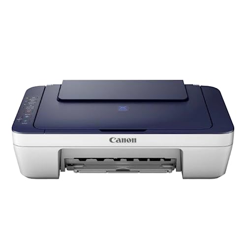Canon Pixma E477 All-in-One Wireless Ink Efficient Colour Printer (White/Blue)