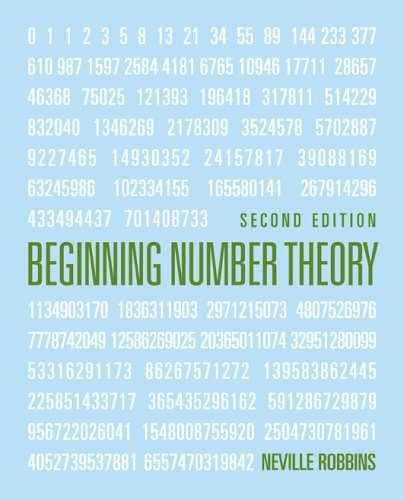 Beginning Number Theory by Neville Robbins (2006-12-29)