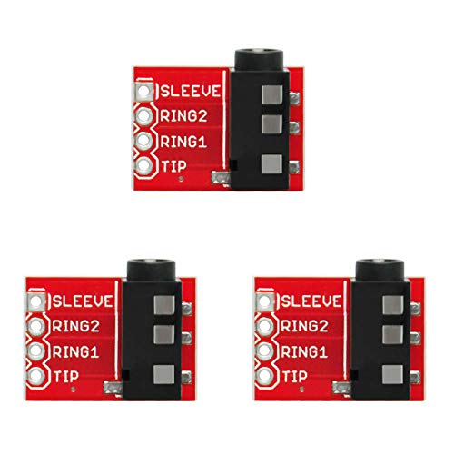 Gikfun TRRS 3.5mm Jack Breakout Headphone Video Audio MP3 Jack for Arduino (Pack of 3pcs) AE1223