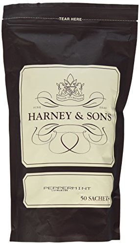Harney & Sons Peppermint Tea, 50 Count Sachet Bag