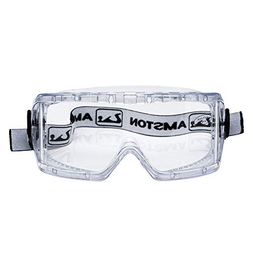 AMSTON Safety Goggles ANSI Z87.1 - OSHA Standards - Personal Protective Equipment for Construction, DIY, Lab & Home … (SG80)