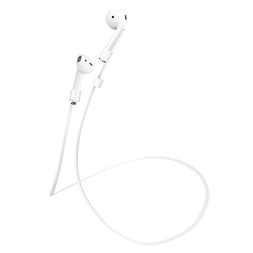 Spigen TEKA RA100 Designed for Apple AirPods Strap for Airpods 1/2 - White (Not Compatible with Airpods Pro) - White