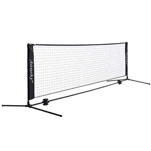 Aoneky Mini Portable Tennis Net for Driveway - Kids Soccer Tennis Net (10 Feet)