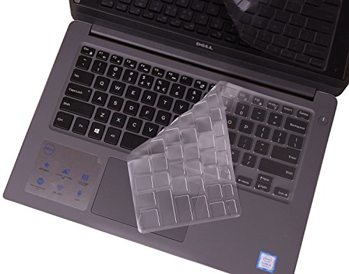 Keyboard Cover for Dell Inspiron 14 5000 5481 5482 5485 5491 2-in-1 14 Inch/Inspiron 13 i5368 i5378 i5379 5585 7373 7375 7368 7378 7380 7386 / Inspiron i5568 i5578 7573 7570 7569 7579 7580 7586, TPU