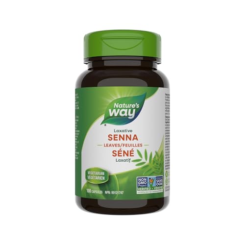Nature’s Way Senna Leaves - Herbal Stimulant Laxative - Non-GMO - 100 Vegetarian Capsules