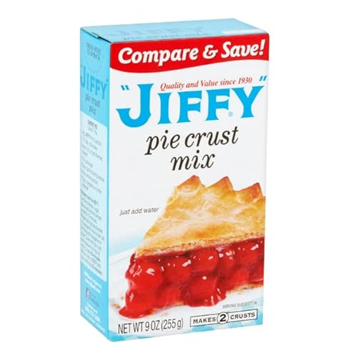 Jiffy Pie Crust Mix, 9 oz Box (Pack of 4)