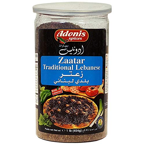 Adonis - Zaatar, Traditional Lebanese Seasoning Bleand, 1 Pound (454g)