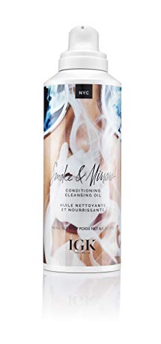 IGK SMOKE & MIRRORS Conditioning Cleansing Oil, 5 oz.