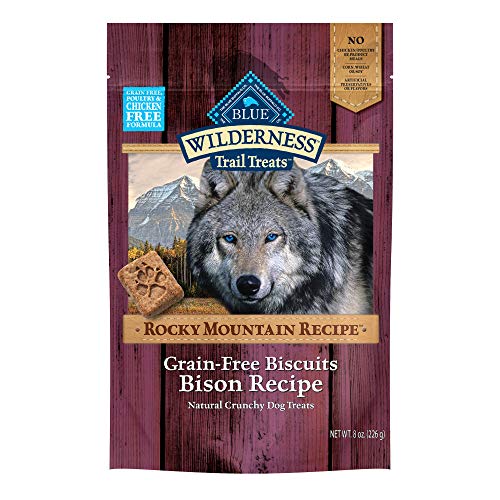 BLUE Wilderness Rocky Mountain Recipe Trail Treats Bison Biscuits, 8 oz
