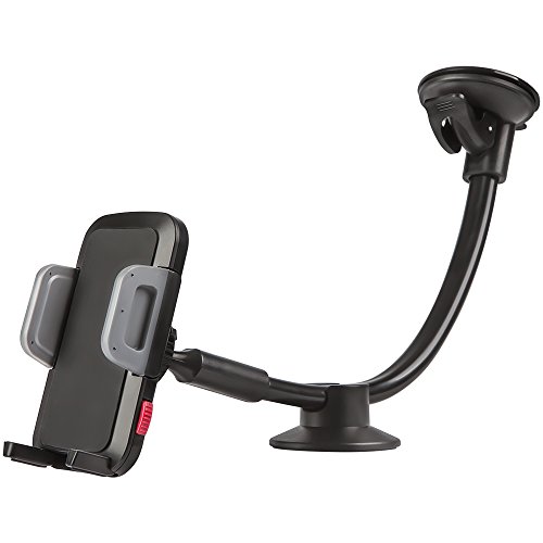 Car Phone Mount, Universal Long Arm Windshield Handsfree Phone Holder for Car Compatible iPhone 14 Pro/13/12/11/Xs/XR/X/8 Plus, Galaxy S20/S10/S9/S9 /Note 10/S8, Huawei and More