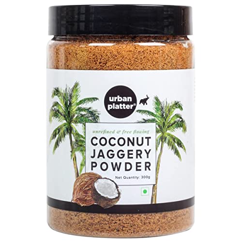 Urban Platter Organic Coconut Jaggery Sugar Powder, 350g
