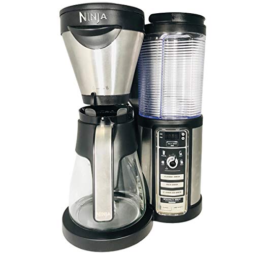 Ninja Coffee Bar Brewer, Glass Carafe, Silver (Renewed)