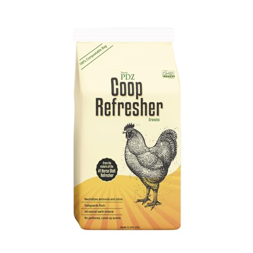 Sweet PDZ - Coop Refresher – Zeolith-Geruchsvernichter – unverzichtbares Hühnerstall-Zubehör – 4,5 kg
