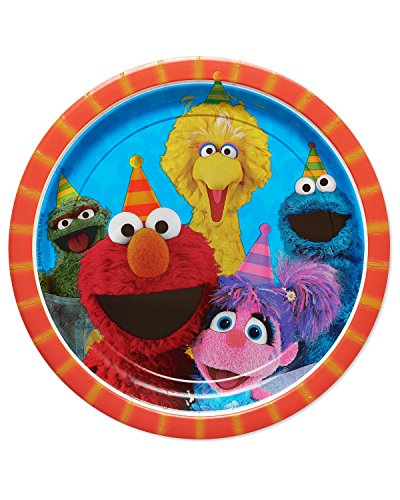 Sesame Street 'Stars' Large Paper Plates (8ct)