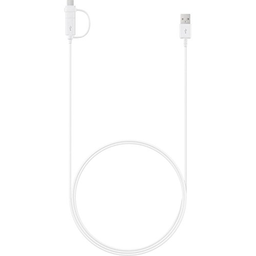 Samsung Micro-USB to USB-C Gender Adapter, White (EP-DG930DWEGUJ)
