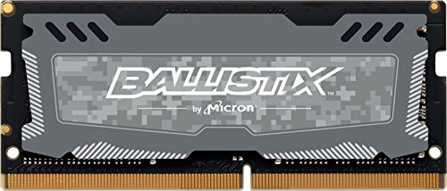 Crucial Ballistix Sport LT BLS8G4S26BFSDK 2666 MHz, DDR4, DRAM, Laptop Gaming Memory, 8GB, CL16 (Grey)