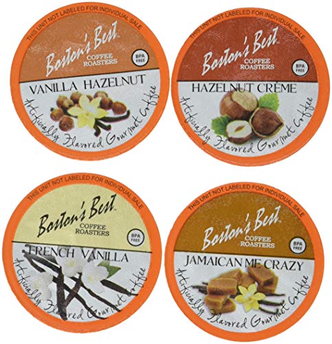 Boston's Best K-Cup Assortiment de café aromatisé avec une seule servie, 80 pièces