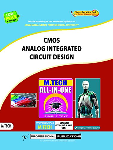 CMOS Analog Integrated Circuit Design (MTech VLSI)