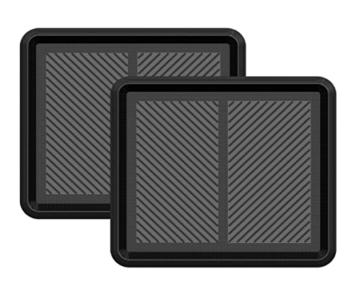 Iron Gate - 2 Pack - Compact Boot Tray - 16x18 Inch - Indoor or Outdoor Use - 100% Rubber Construction - Multi Purpose - All Weather Indoor or Outdoor Usage