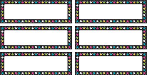 Teacher Created Resources Chalkboard Brights Labels Magnetic Accents (TCR77299)