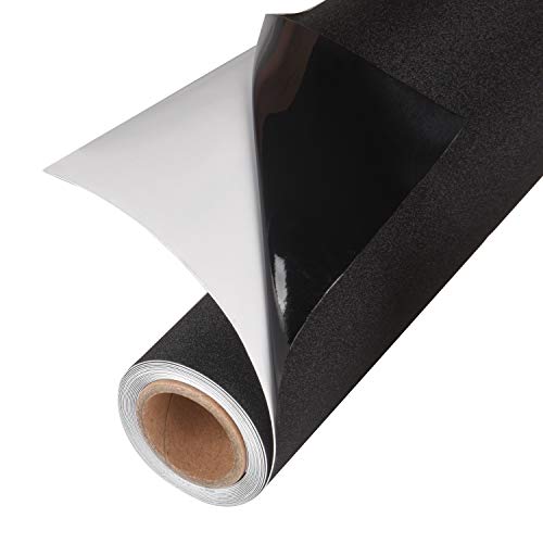 Total Blackout Window Film: 100% Light Blocking, Room Darkening Static Cling - No Residue Tint for Privacy, Home Security, and Day Sleep - Easy Removal UV Prevention Treatment (17.5 x 80 inches)