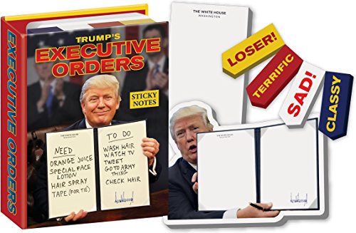 Unemployed Philosophers Guild 14962 Verfügungen des Präsidenten Trump Notizzettel