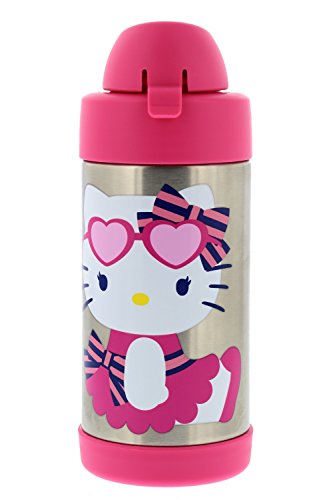 Thermos FUNtainer Hello Kitty Cupcake Bottle, Pink, 10 Ounces