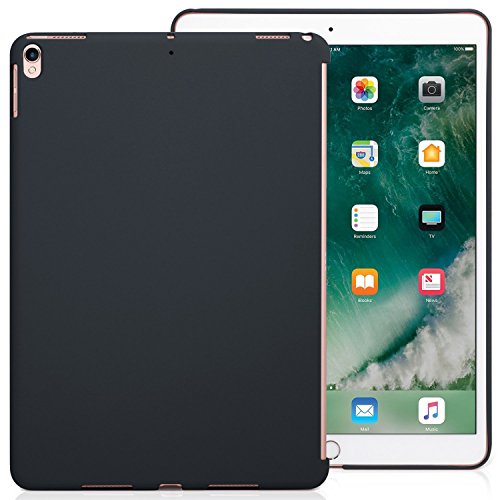 KHOMO iPad Air 3 10.5 (2019) / iPad Pro 10.5 (2017) Rear Case Hard Shell Compatible with Smart Cover / Keyboard - Charcoal Gray