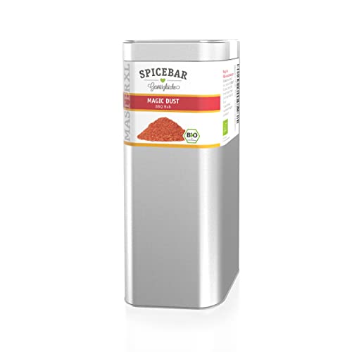 Spicebar Magic Dust BBQ Rub - (500g) in Premium-Bio Qualität im XL Profi-Streuer, Marinade für Fleisch, perfektes Grillgewürz