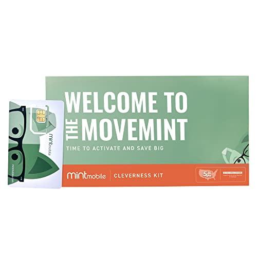 $25/Month Mint Mobile Wireless Plan | 12GB of 4G LTE Data + Unlimited Talk & Text for 3 Months (3-in-1 GSM SIM Card)
