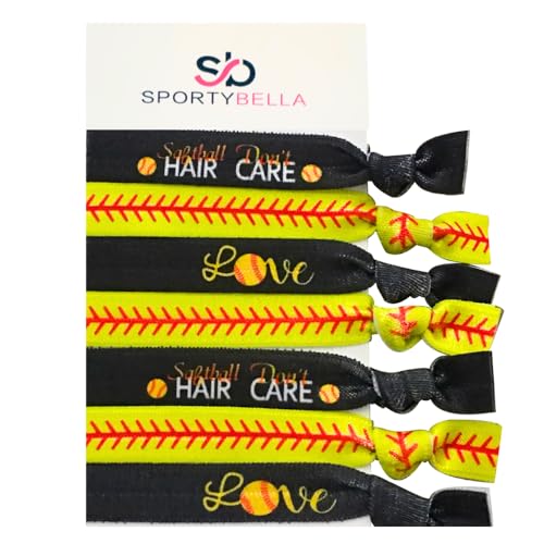 Infinity Collection Softball Accessoires cheveux, filles Softball Tie cheveux, parfaits joueurs de softball et les équipes de softball