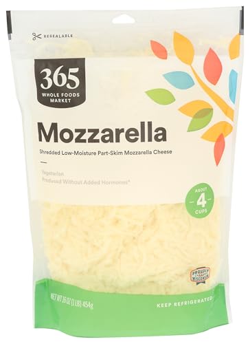 365 Everyday Value, LMPS Mozzarella Shred, 16 oz