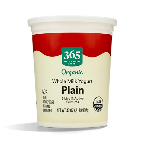 365 by Whole Foods Market, Organic Plain Whole Milk Yogurt, 32 oz