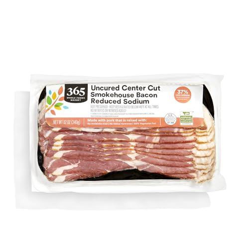 365 Everyday Value, Smokehouse Bacon Reduced Sodium, 12 oz