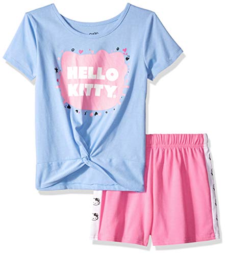 Hello Kitty Girls Girls' Baseball Themed Mesh Short Set