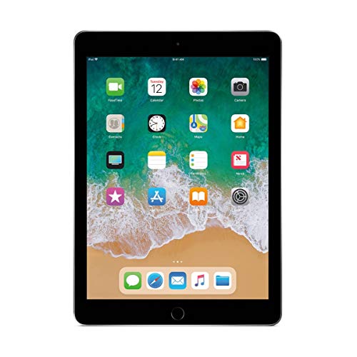 Apple iPad 9.7" with WiFi 32GB- Space Gray (2017 Model) (Renewed)