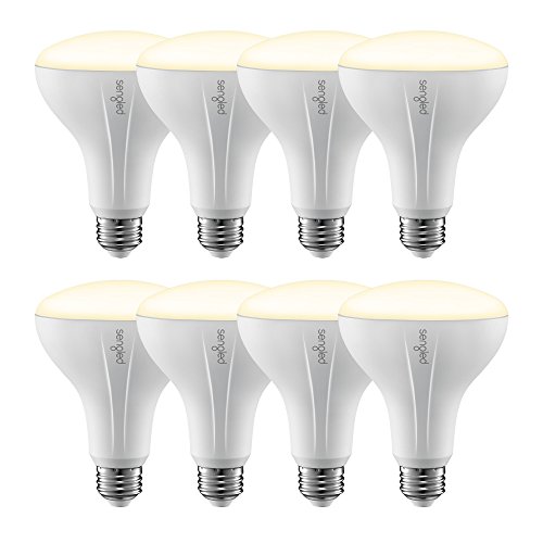 Sengled E12-N14WA_8P BR30 Smart Alexa 65W Equivalent, 650 Lumen LED Light Bulbs with E26 Base, 2.4G and 5G, Hub Required, 8 Pack, Warm White, 8 Pack
