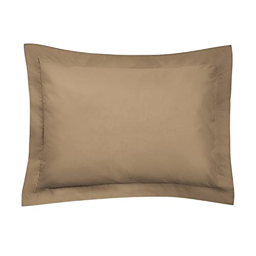 Harmony Lane classique sur mesure Taie d'oreiller Oreiller (disponible en 16 couleurs), polyester & polyester mélangé, camel, Standard