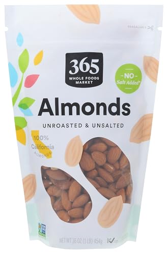 365 by Whole Foods Market, Whole Raw Almonds, 16 OZ