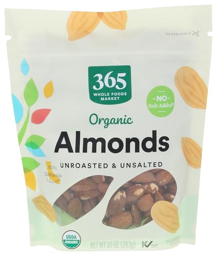 365 by Whole Foods Market, Organic Raw Almonds, 10 OZ