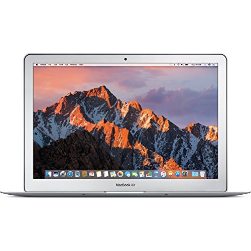 Apple 13-inch MacBook Air, 1.8GHz Intel Core i5 Dual Core Processor, 8GB RAM, 128GB SSD, Mac OS, Silver, MQD32LL/A (Renewed)