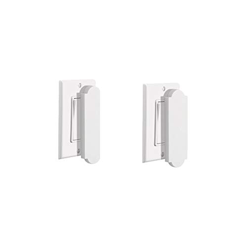 Ybm Home Housse de commutateur magnétique et prise de courant Switch & Outlet Cover Modern blanc