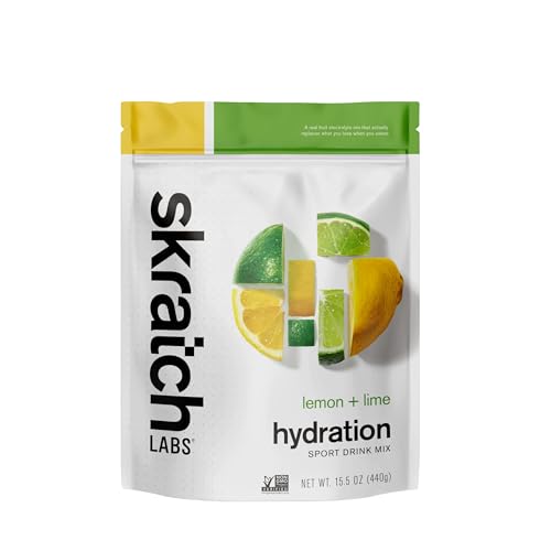 Skratch Labs: NEW Sport Hydration Drink Mix, Lemon and Lime, 20 serving resealable bag
