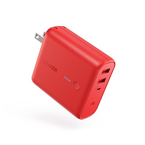 Anker PowerCore Fusion 5000, Portable Charger 5000mAh 2-in-1 with Dual USB Wall Charger, Foldable AC Plug and PowerIQ Travel Charger, Battery Pack for iPhone, iPad, Android, Samsung Galaxy, and More